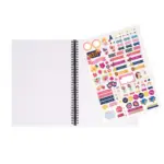 Caderno A4 espiral pautado - Flowers - Image 5