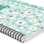 Caderno A5 espiral pautado - Ladybug - Green - Image 4