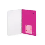 Caderno A5 espiral pautado - Flowers - Image 3