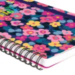 Caderno A5 espiral pautado - Flowers - Image 4