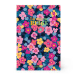 Caderno A5 liso - Flowers