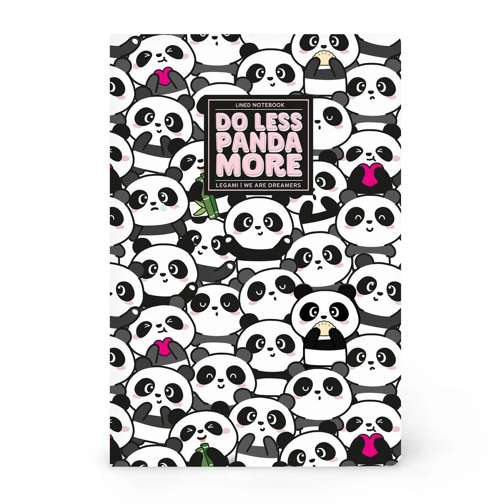 A5NOT0112_1 Caderno A5 liso - Panda - Image 1