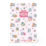 Caderno A5 pautado - Kitty