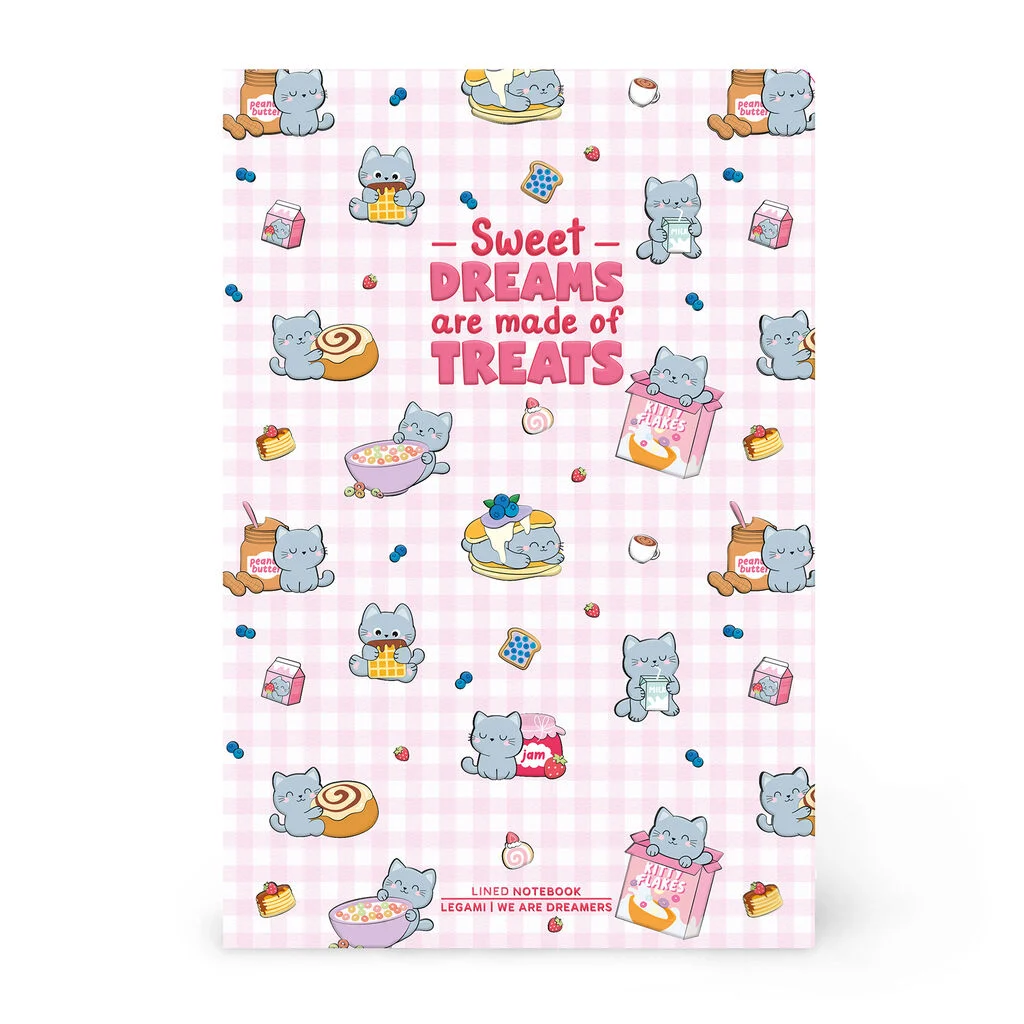 A5NOT0107_1 Caderno A5 liso - Kitty - Image 1