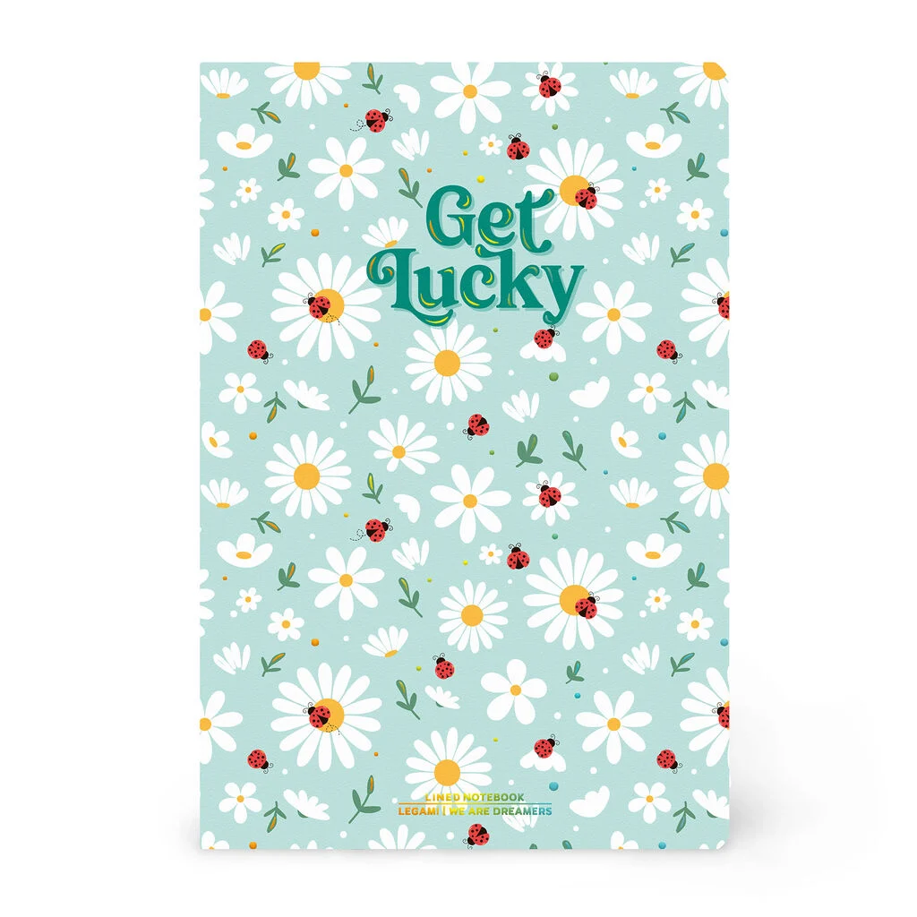 A5NOT0109_1 Caderno A5 liso - Ladybug - Green - Image 1