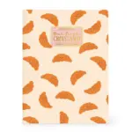 Caderno B5 pautado - Croissant