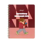 Caderno em espiral A5 Cão - Scrolling through life