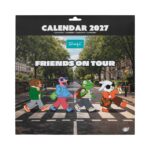 Calendário de parede 2027 - Friends on Tour