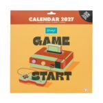 Calendário de parede 2027 - Game Start