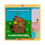 Calendário de parede magnético Capivara e Bo-Bo 2027 - O que temos para hoje