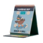 Mini calendário de mesa 2027 - Quack & Roll - Image 2