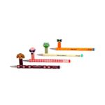 Set 4 esferográficas apagáveis Bo-Bo - Cão, Sapo, Flamingo e Coelho - Image 2